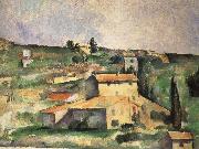 Paul Cezanne countryside Beverley oil painting reproduction
